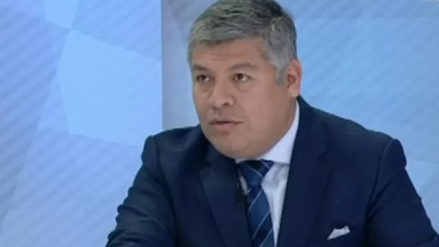 Luciano López, abogado del fiscal Rafael Vela Barba / Foto: TV Perú