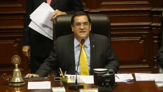 Luis Iberico, presidente del Congreso. Foto: Andina