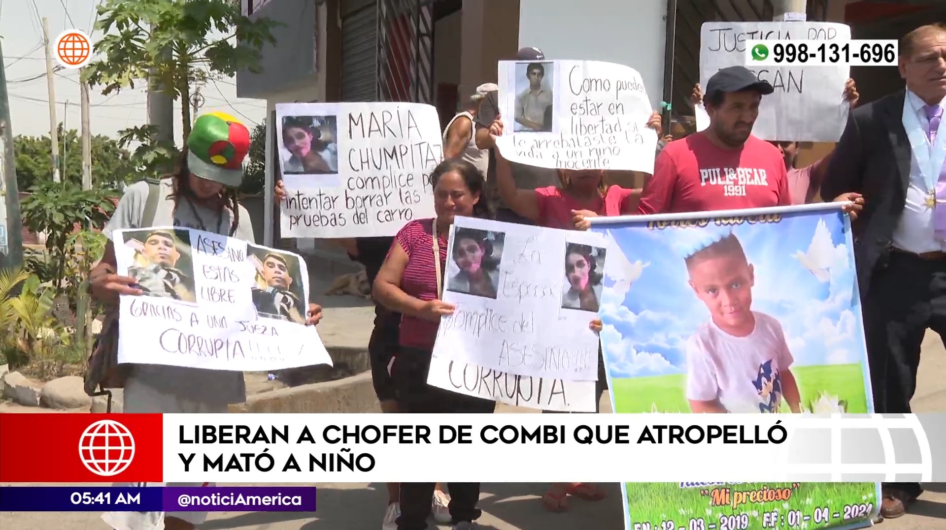 Niño murió atropellado en Lurín. Foto: América Noticias