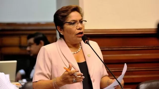 Luz Salgado, presidenta del Congreso. Foto: Difusión