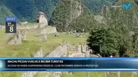 Machu Picchu recibió nuevamente a turistas