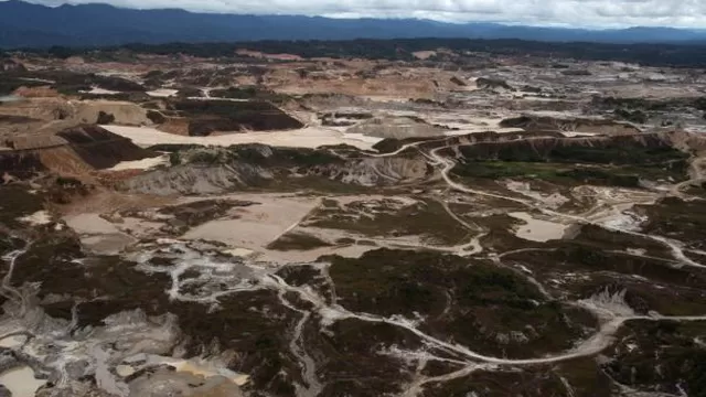Minería ilegal. Foto: Agencia Andina