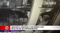 Magdalena: asaltan a músicos y les roban más de s/ 10 mil en instrumentos