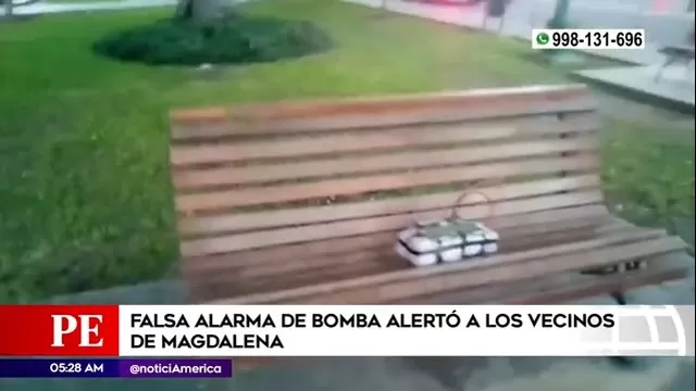 Magdalena: Falsa alarma de bomba alertó a vecinos
