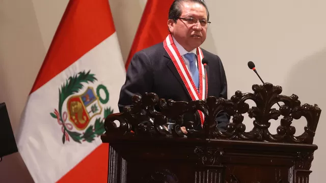 Pablo Sánchez asume como Fiscal de la Nación después de 7 meses de estar como fiscal interino. Foto: Andina