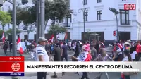 Manifestaciones en Lima: El desarrollo de la movilización minuto a minuto