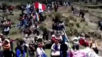 Manifestantes tomaron vía de ingreso de minera Las Bambas en Apurímac 