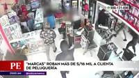 'Marcas' robaron más de 16 mil soles a clienta de peluquería en Lurín
