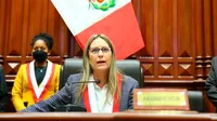 Presidenta del Congreso: Hagamos esfuerzos para afianzar la libertad y promover la felicidad de los peruanos