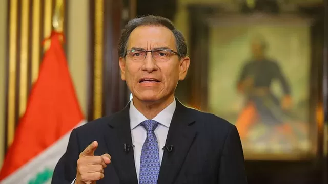 Martín Vizcarra anunció la disolución del Congreso. Foto: Perú21