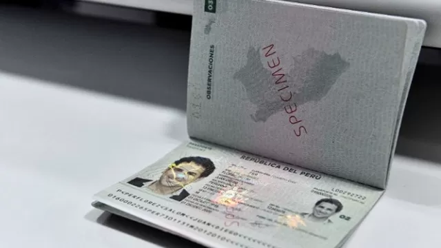 Pasaporte electrónico. Foto: Andina