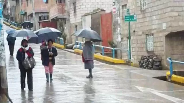 Lluvias al interior del país / Foto: Andina