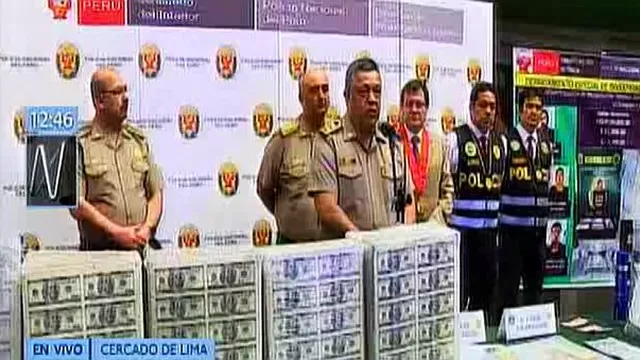 PNP incautó más de 8 millones de dólares y euros falsos en 3 distritos de Lima