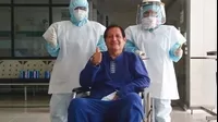 Médicos de Cajamarca y San Martín superaron el COVID-19 y fueron dados de alta de hospital Ate Vitarte
