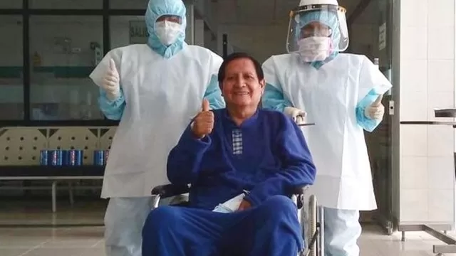 Médicos de Cajamarca y San Martín superaron el COVID-19 y fueron dados de alta de hospital Ate Vitarte