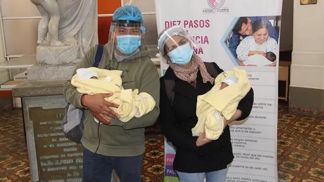 Médicos salvan la vida de gemelos que corrían riesgo de muerte intrauterina