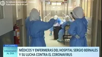 Médicos y enfermeras del hospital Sergio Bernales y su lucha contra el coronavirus