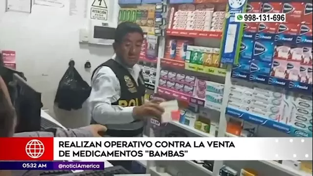 Mercado Central: Siete detenidos tras operativo contra medicinas vencidas y de dudosa procedencia