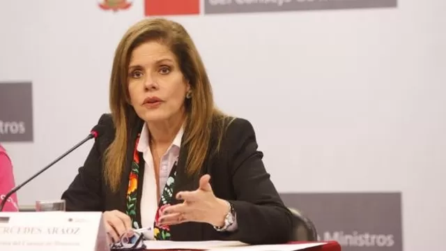 Mercedes Aráoz Fernández, jefa del Gabinete. Foto: PCM