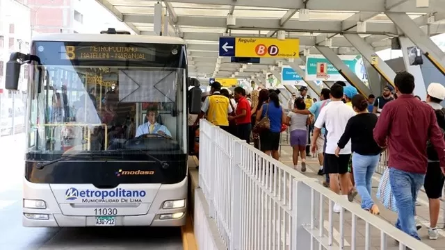 ATU sobre transporte público. Foto: El Comercio