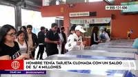 Metro de Lima: Hombre tenía tarjeta clonada con saldo de 4 millones de soles