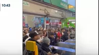 Metro de Lima: Pasajeros destruyeron mobiliario de ingreso en Estación Bayóvar