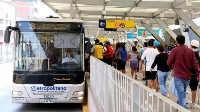 Metropolitano y Línea 1 del Metro de Lima tendrán nuevo horario de atención desde el 31 de enero. Foto: Municipalidad de Lima