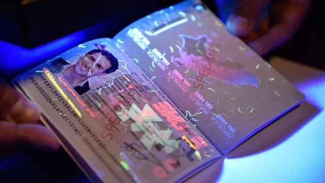 Pasaporte biométrico. Foto: Andina