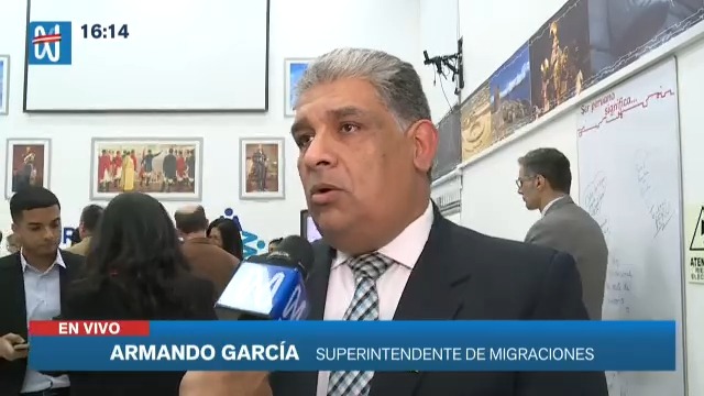 Armando García Chunga, superintendente de Migraciones - Foto: Canal N
