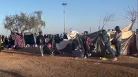 Migrantes indocumentados levantaron campamento en frontera entre Perú y Chile