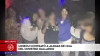 Minedu contrató a amigas de la hija del ministro Carlos Gallardo