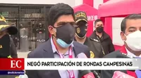 Mininter: "No hay disposición para implementar rondas en Lima"