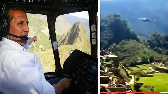 Ollanta Humala sobrevoló la ciudadela la semana pasada. Foto: Portaldeturismo