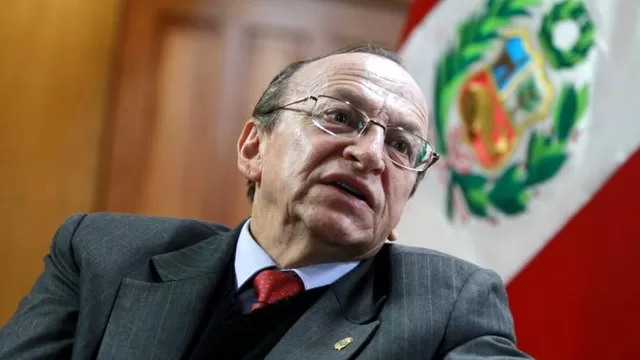 José Peláez Bardales, ex fiscal de la Nación. Foto: Andina.