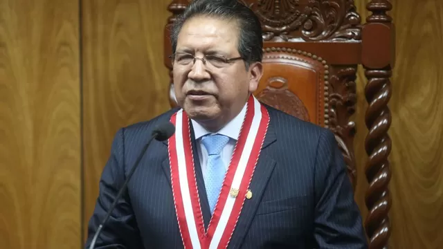 Fiscal de la Nación, Pablo Sánchez. Foto: Agencia Andina