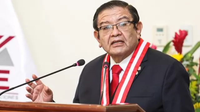 Jorge Salas Arenas, presidente del Jurado Nacional de Elecciones / Foto: El Peruano