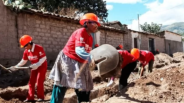 Programa Trabaja Perú. Foto: Andina