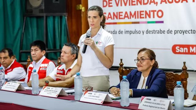 Hania Pérez de Cuéllar, ministra de Vivienda. Foto: MVCS