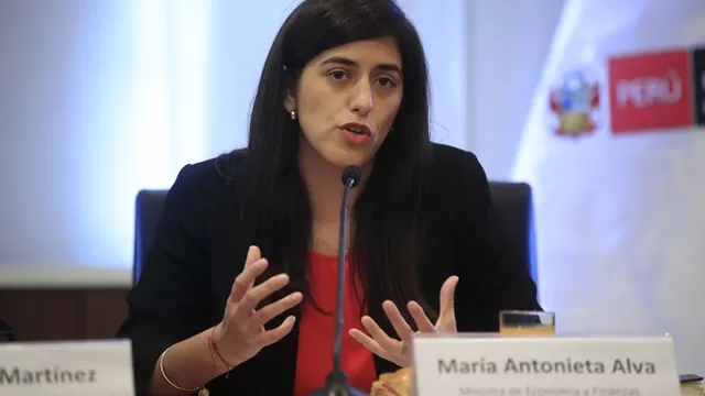 Ministra de Economía, María Antonieta Alva. Foto: El Comercio