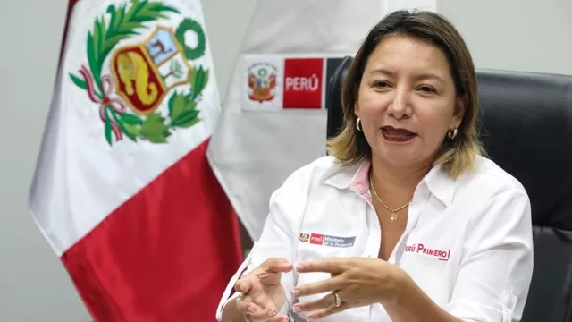Rocío Barrios, ministra de Comercio Exterior. Foto: Andina