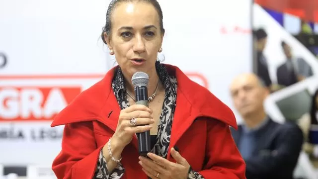 Ana Revilla, ministra de Justicia y Derechos Humanos. Foto: ANDINA