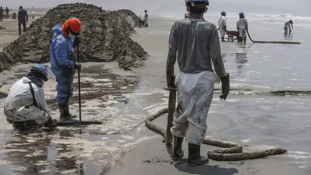 Derrame de petróleo. Foto: Andina / Video: Canal N