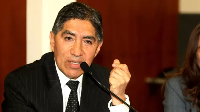 Avelino Guillén, ministro del Interior. Foto: Andina