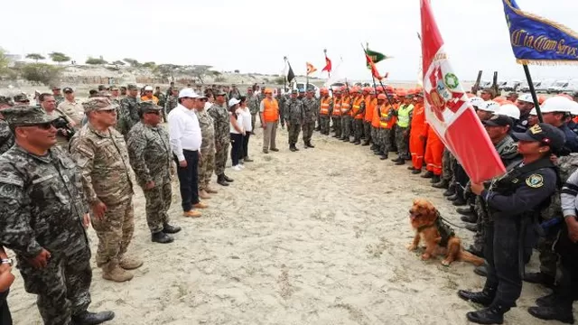 El ministro José Huerta destacó la preparación del personal militar. Foto: Mindef
