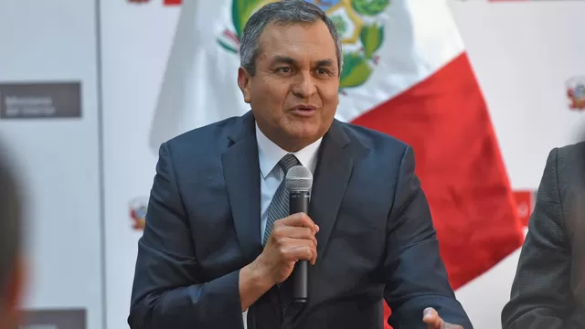 Vicente Romero, ministro del Interior / Foto: Andina