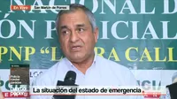 Ministro del Interior sobre estado de emergencia: "Los resultados son alentadores"
