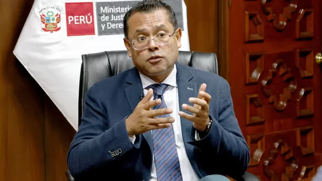 Ministro de Justicia, José Tello / Foto: Andina