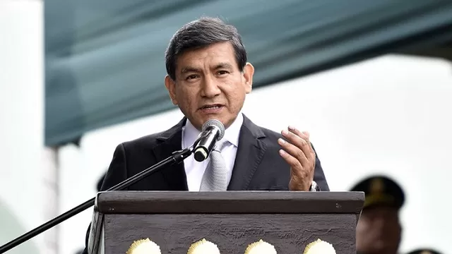 Carlos Morán, ministro del Interior. Foto: Andina