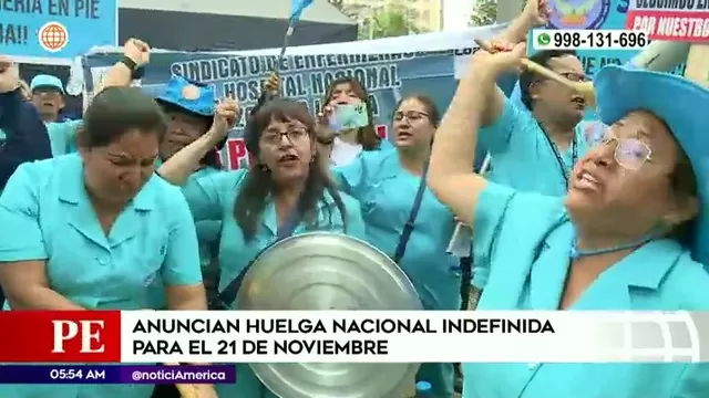 Minsa: Profesionales de la salud anunciaron huelga indefinida desde el 21 de noviembre
