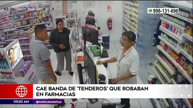 Miraflores: Cayó banda de tenderos que robaban en farmacias